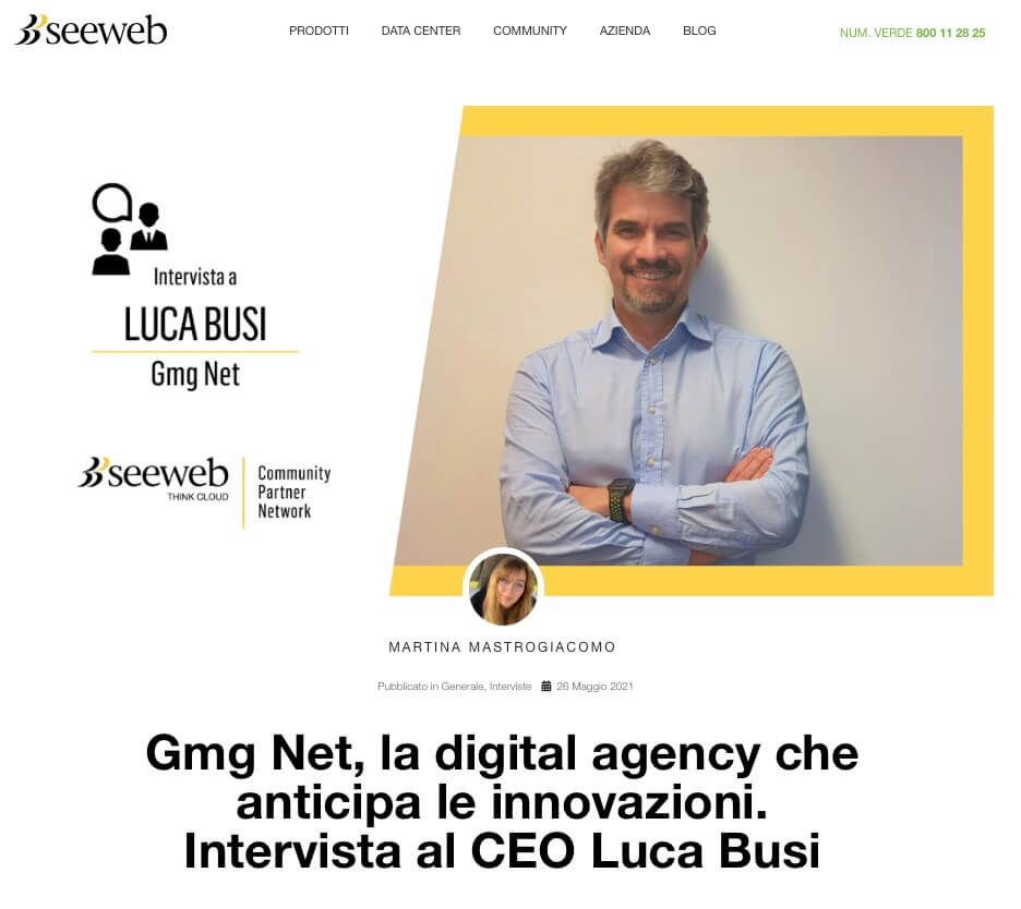 Seeweb - 26 Maggio 2021