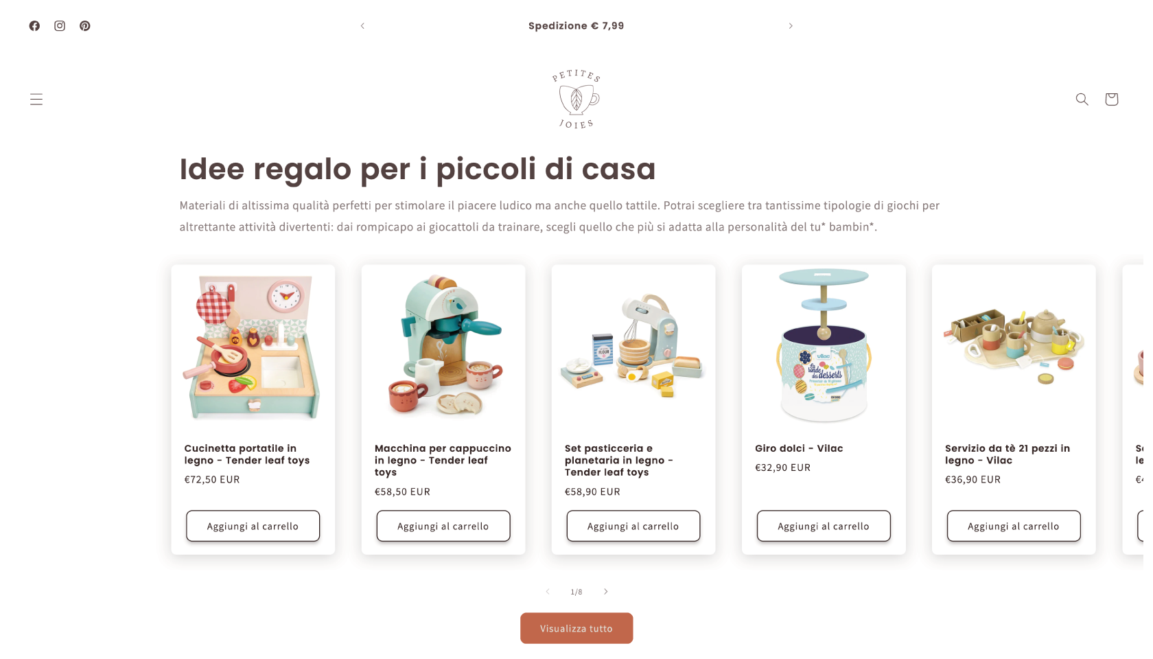 realizzazione ecommerce con shopify